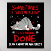 Kattenlint voor bewustzijnsaneurysma poster (Voorkant)