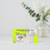 Kattenlounge Reserveringscontact Visitekaartje (Staand voorkant)