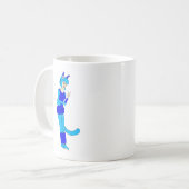 kattenmeisje koffiemok (Voorkant links)