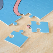 kattenmeisje   legpuzzel (Zijkant)