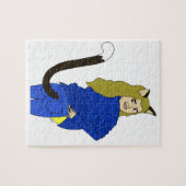 kattenmeisje legpuzzel (Horizontaal)