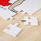 kattenmeisje legpuzzel (Zijkant)