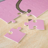 kattenmeisje legpuzzel (Zijkant)