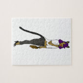 kattenmeisje legpuzzel (Horizontaal)