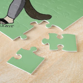 kattenmeisje legpuzzel (Zijkant)