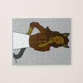 kattenmeisje legpuzzel (Horizontaal)