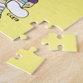 kattenmeisje legpuzzel (Zijkant)