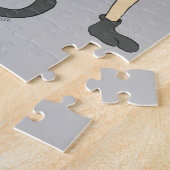 kattenmeisje legpuzzel (Zijkant)