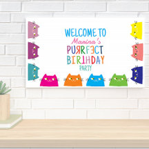 Kattenmeisje Verjaardagsfeestje