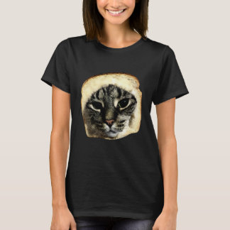 Kattenmeme Grappig Brood Gezicht Domme Kattenliefh T-shirt