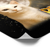 Kattenmeme Kattenliefhebber Kattenmoeder Grappig O Poster (Hoek)