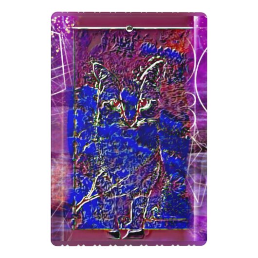 Kattenmodellen: Wanda 01 Mini Klembord (Achterkant)