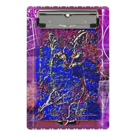 Kattenmodellen: Wanda 01 Mini Klembord (Voorkant)