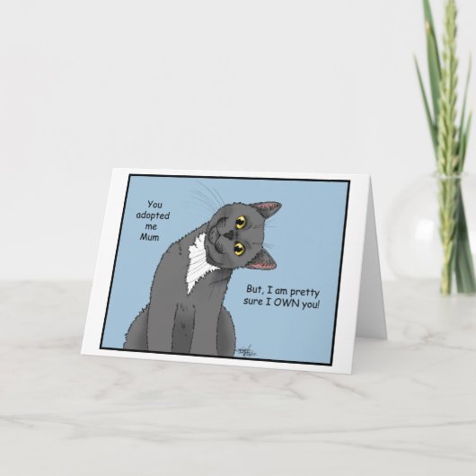 Kattenmoeder Adoptie Kaart (Voorkant)