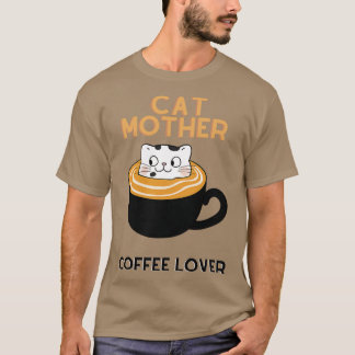 Kattenmoeder café 5 t-shirt