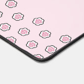 Kattenmoeder Cute Kat Poot Roze Bureaumat (Hoek)