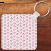 Kattenmoeder Cute Kat Poot Roze Sleutelhanger (Achterkant)