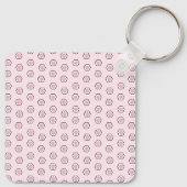 Kattenmoeder Cute Kat Poot Roze Sleutelhanger (Achterkant)