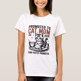 Kattenmoeder Est 2026 Puur Bevorderd T-shirt