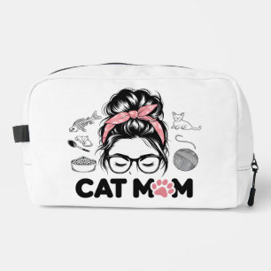 "Kattenmoeder" Grappige Cute Kattenliefhebber Vrou Toilettasje