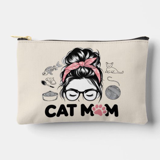 "Kattenmoeder" Grappige Schattige Kattenliefhebber Etui (Voorkant)