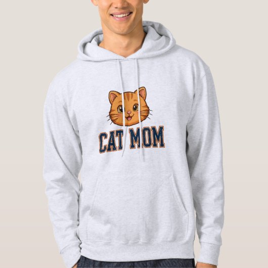 Kattenmoeder Hoodie (Voorkant)