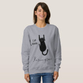 Kattenmoeder Huisdierliefhebber Script Naam Persoo Trui (Voorkant volledig)