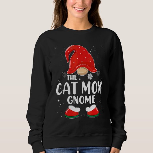Kattenmoeder Kabouter Buffalo Geruite Matching Fam Trui (Voorkant)