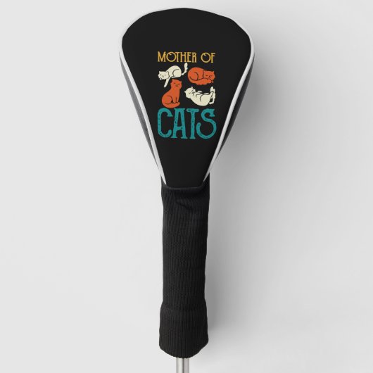 Kattenmoeder - Kat Golfheadcover (Voorkant)
