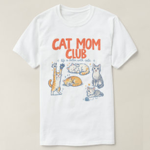 Kattenmoeder , Kattenmama , Kattenmoeder TShirt, C T-shirt