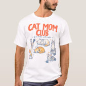 Kattenmoeder , Kattenmama , Kattenmoeder TShirt, C T-shirt (Voorkant)