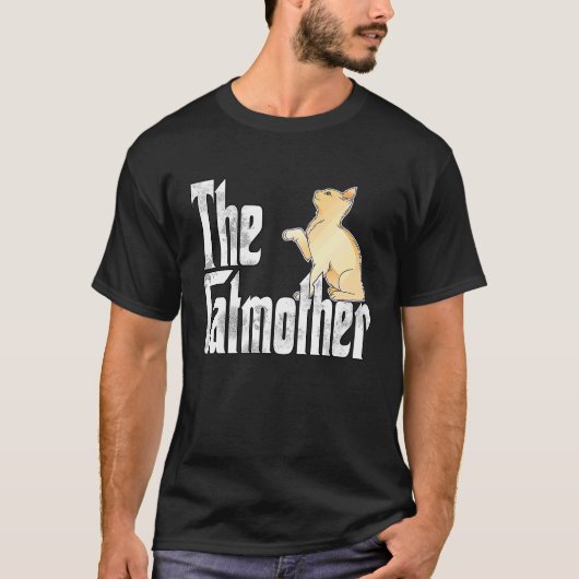 Kattenmoeder Kattenmoeder Schattige Kattenmoeder K T-shirt (Voorkant)
