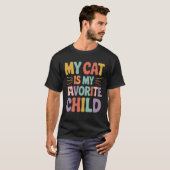 Kattenmoeder Kattenvader T-shirt (Voorkant volledig)