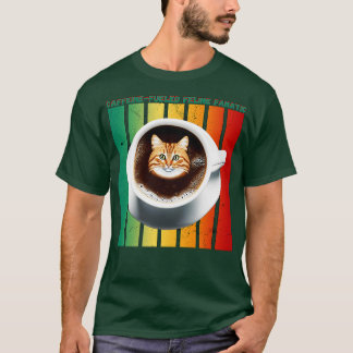 kattenmoeder koffie - minnaar 20 t-shirt