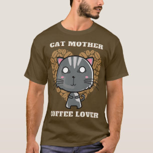Kattenmoeder koffieminnaar 250 t-shirt