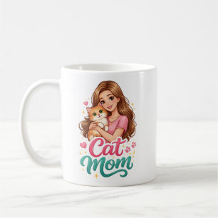 Kattenmoeder koffiemok – Cute kattenliefhebber cad