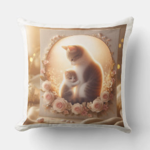 Kattenmoeder Kussensloop – Moederdag Geschenk Kussen