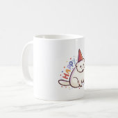 Kattenmoeder Magie Koffiemok (Voorkant links)
