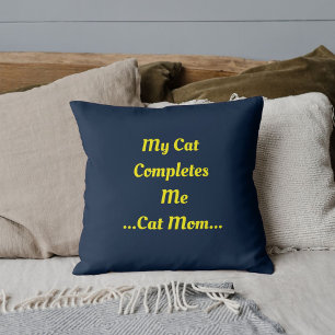 Kattenmoeder Mijn Kat Maakt Me Compleet Cute Funny Kussen