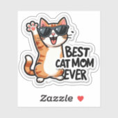 Kattenmoeder ooit sticker (Vel)