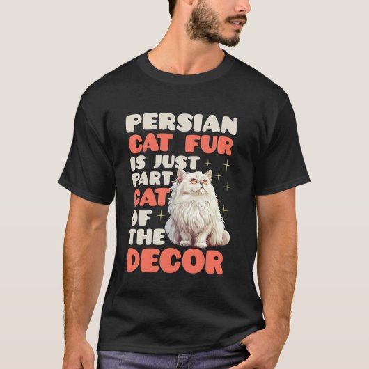Kattenmoeder Perzisch kattenhaar is gewoon onderde T-shirt (Voorkant)