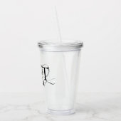 Kattenmoeder pootafdruk  acryl drinkbeker (Links)
