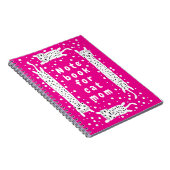 Kattenmoeder Roze Notitieboek (Rechterzijde)