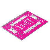Kattenmoeder Roze Notitieboek (Linkerzijde)
