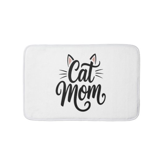 Kattenmoeder Snorharen en Oren Badmat (Voorkant)