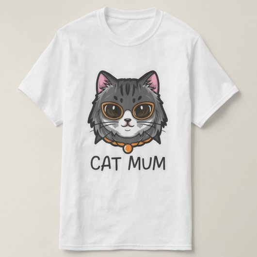 kattenmoeder t-shirt (Design voorkant)