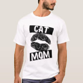 Kattenmoeder T-shirt (Voorkant)