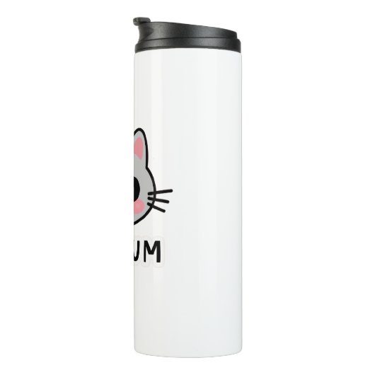 kattenmoeder thermosbeker (Geroteerd rechts)