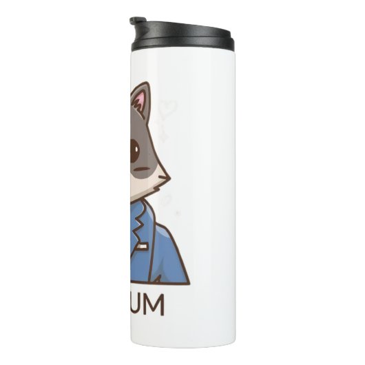 kattenmoeder thermosbeker (Geroteerd rechts)