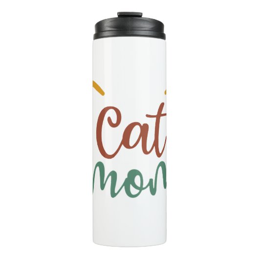 Kattenmoeder Thermosbeker (Voorkant)